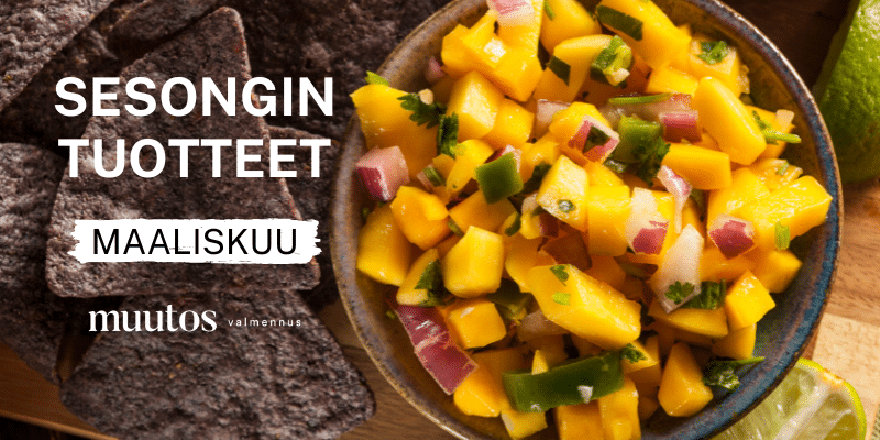 Vinkkejä maaliskuun sesongin tuotteisiin