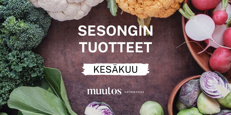 Vinkkejä kesäkuun sesongin tuotteisiin