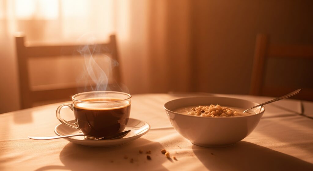 Kahvi osana aamiaista?