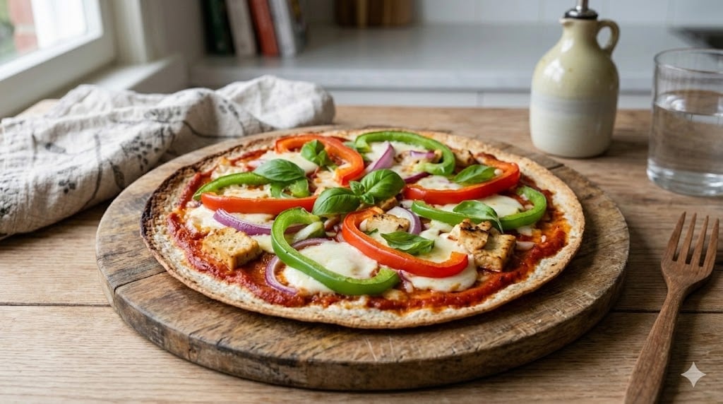 Rapea tortillapizza - Pizzaperjantai ilman ähkyä